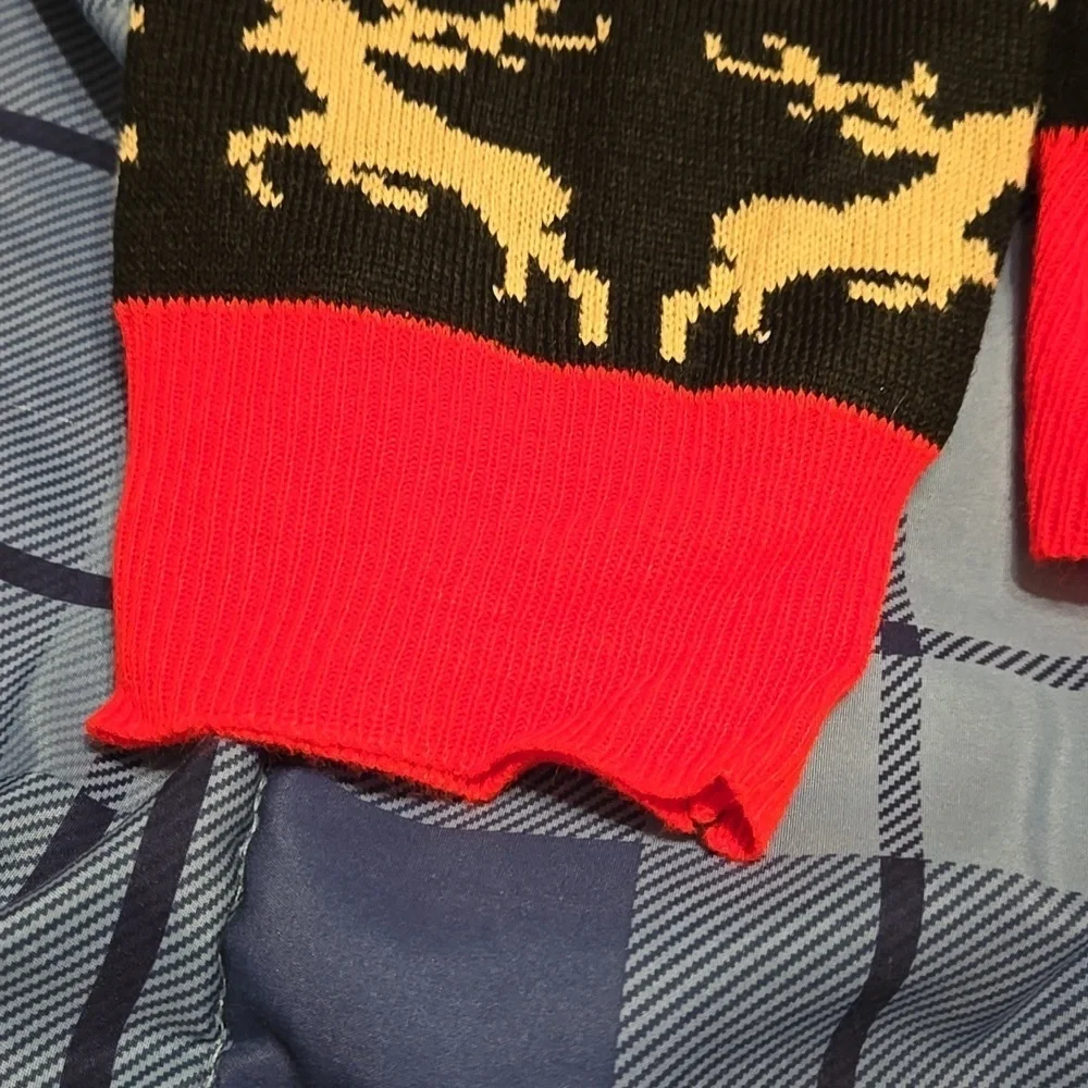 NWOT Festive Black and Red Holiday Sweater​